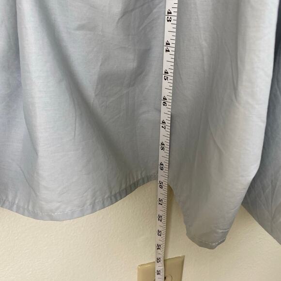 En Saison Ida Seafoam Blue Cotton Poplin Midi Dress Size S - Picture 15 of 15